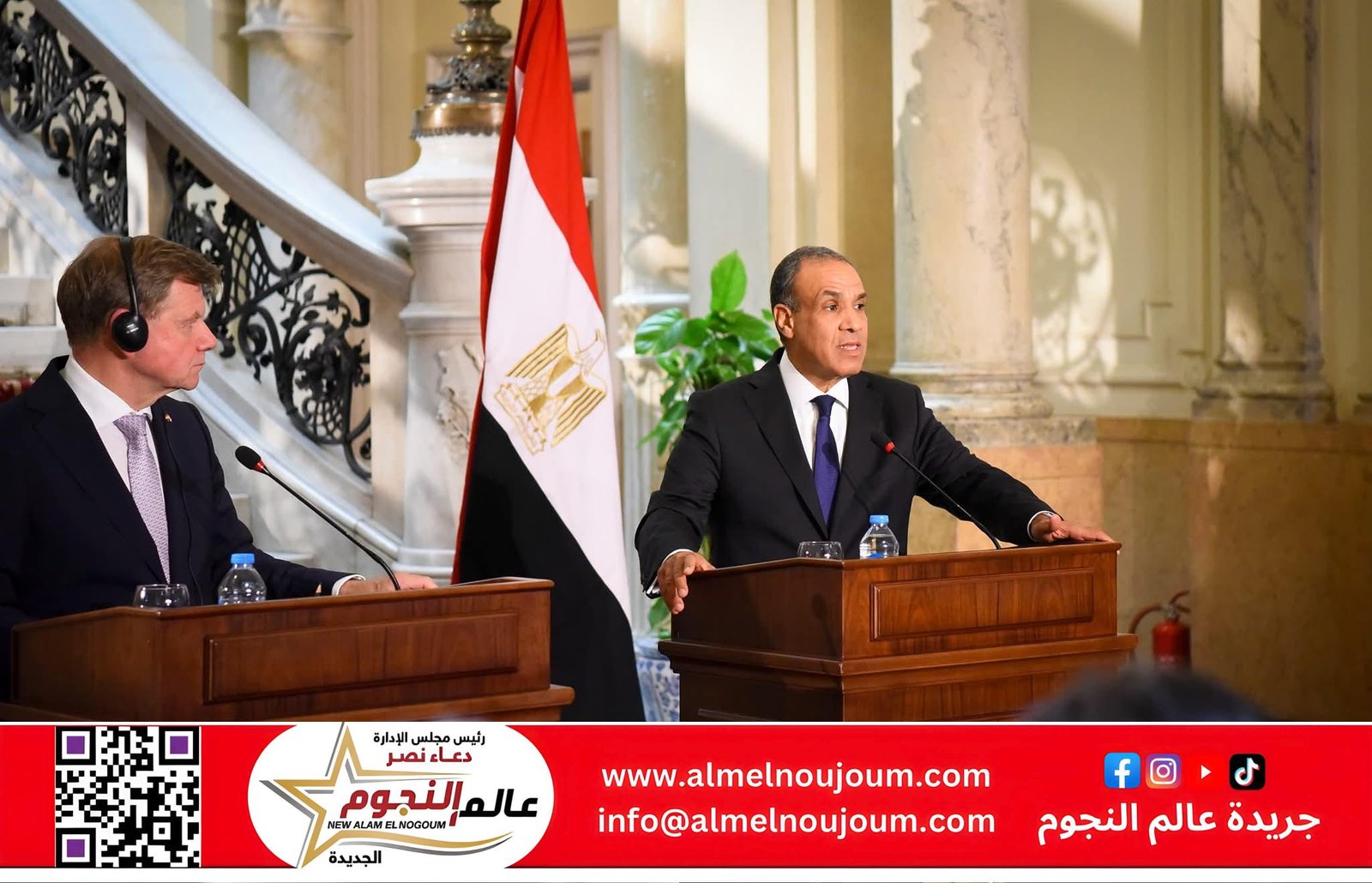 وزير الخارجية والهجرة يجرى مشاورات سياسية مع نظيره الألماني 2 وزير الخارجية والهجرة يجرى مشاورات سياسية مع نظيره الألماني