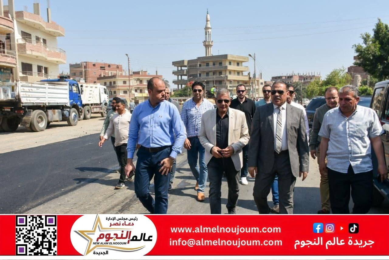 محافظ الشرقية يتفقد استكمال أعمال الرصف والتوسعة والإزدواج الجارية بطريق أبو حاكم / ميت أبو علي/ طحلة 