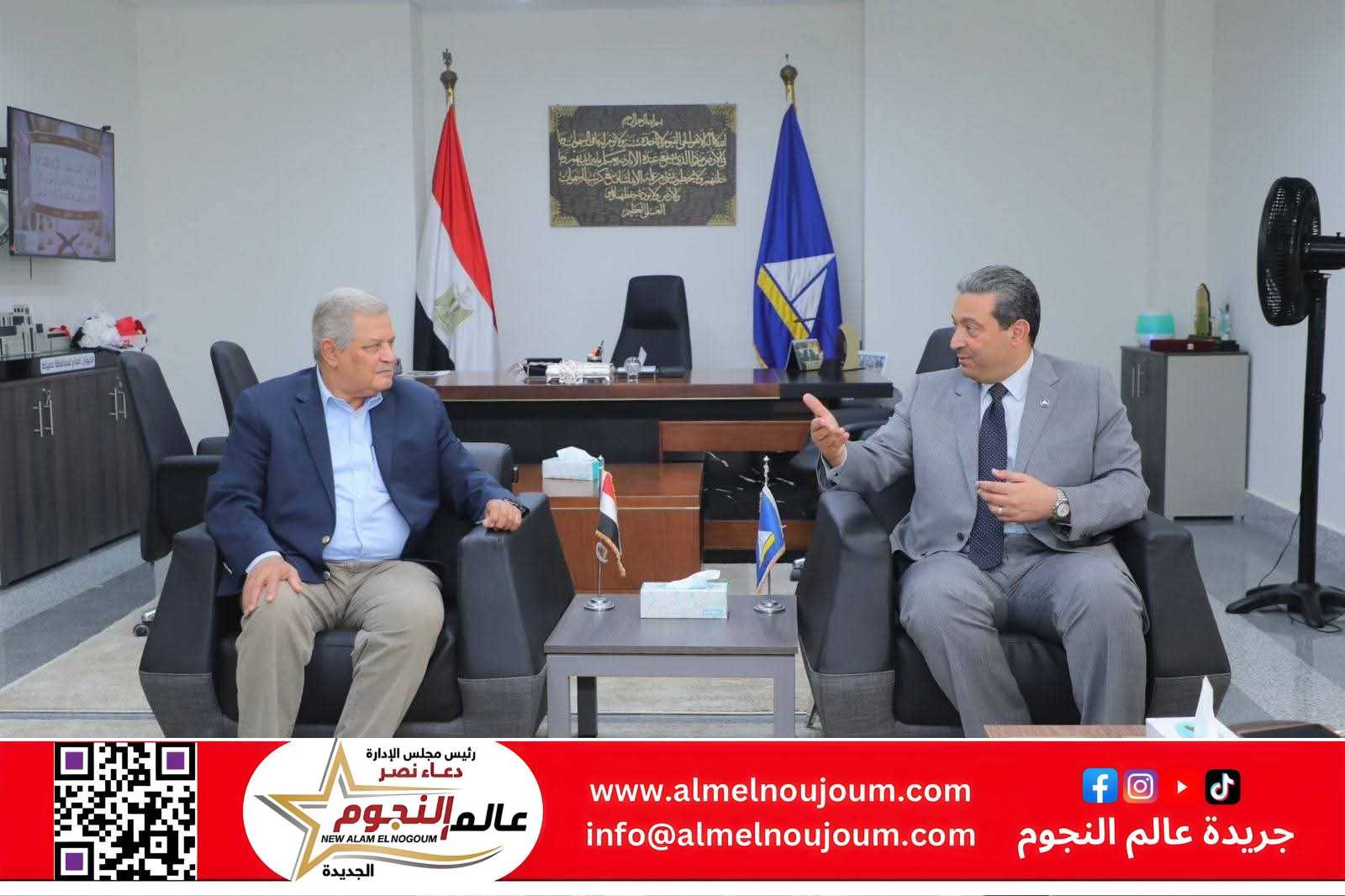محافظ دمياط يستقبل رئيس الشركة القابضة لمياه الشرب والصرف الصحي