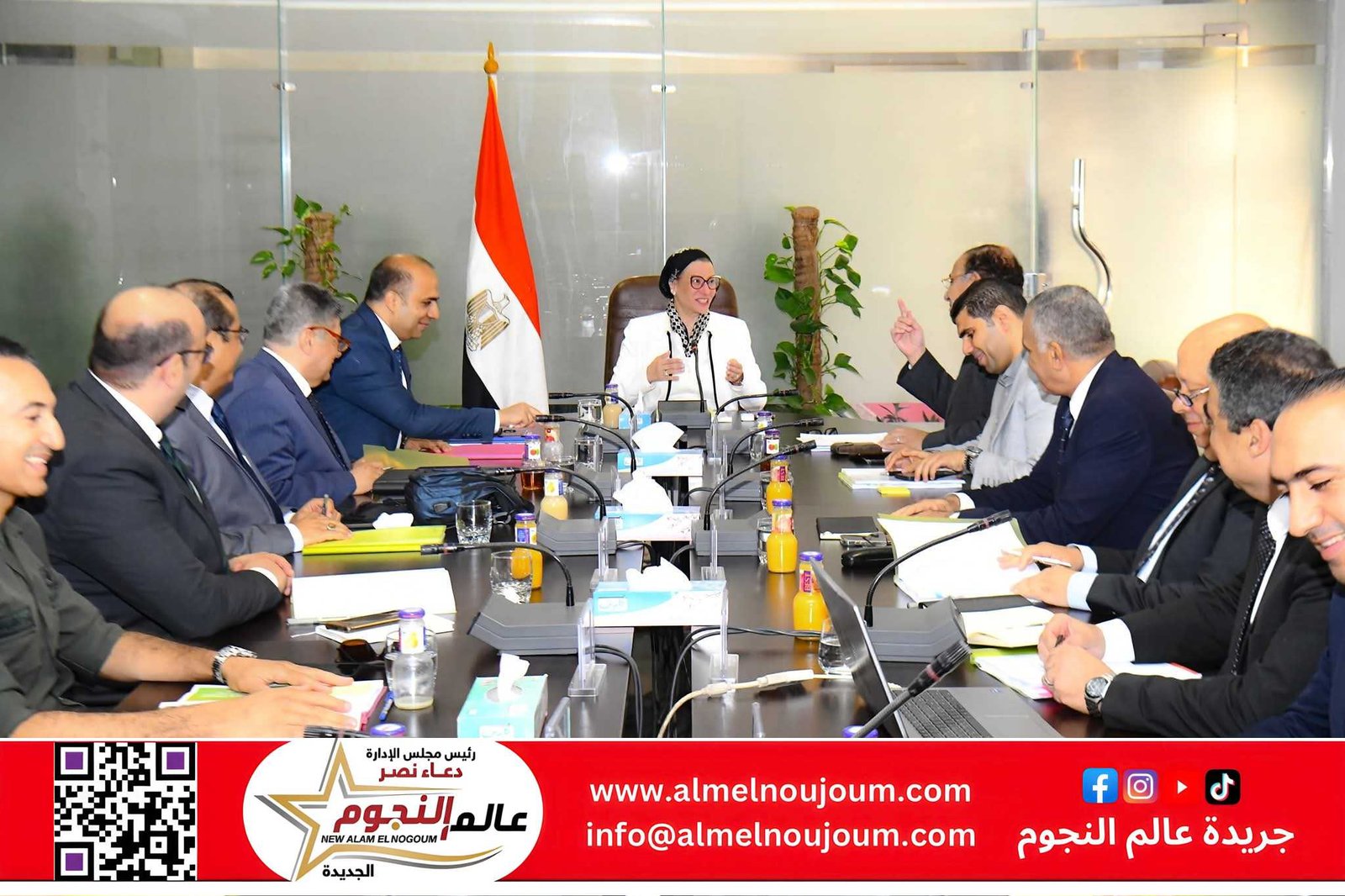 وزيرة البيئة تترأس اجتماع مجلس أمناء مؤسسة الطاقة الحيوية للتنمية المستدامة الأول لعام 2024-2025