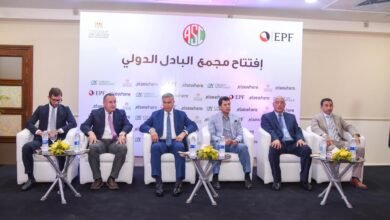 وزير الشباب والرياضة ومحافظ الإسكندرية يشهدان المؤتمر الصحفي للبطولة الدولية للبادل ويفتتحان ملاعب البادل بنادي سبورتنج بالإسكندرية