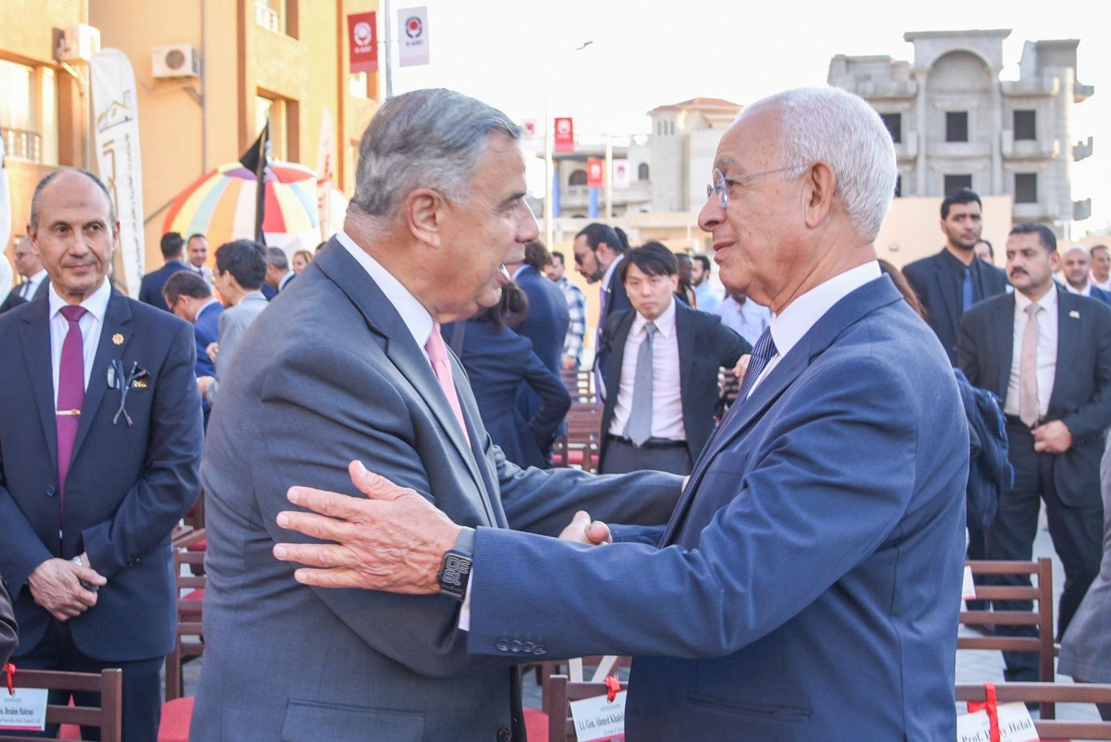 "نقلة نوعية في جودة الحياة الجامعية.. محافظ الإسكندرية يفتتح الحرم الغربي للجامعة المصرية اليابانية"