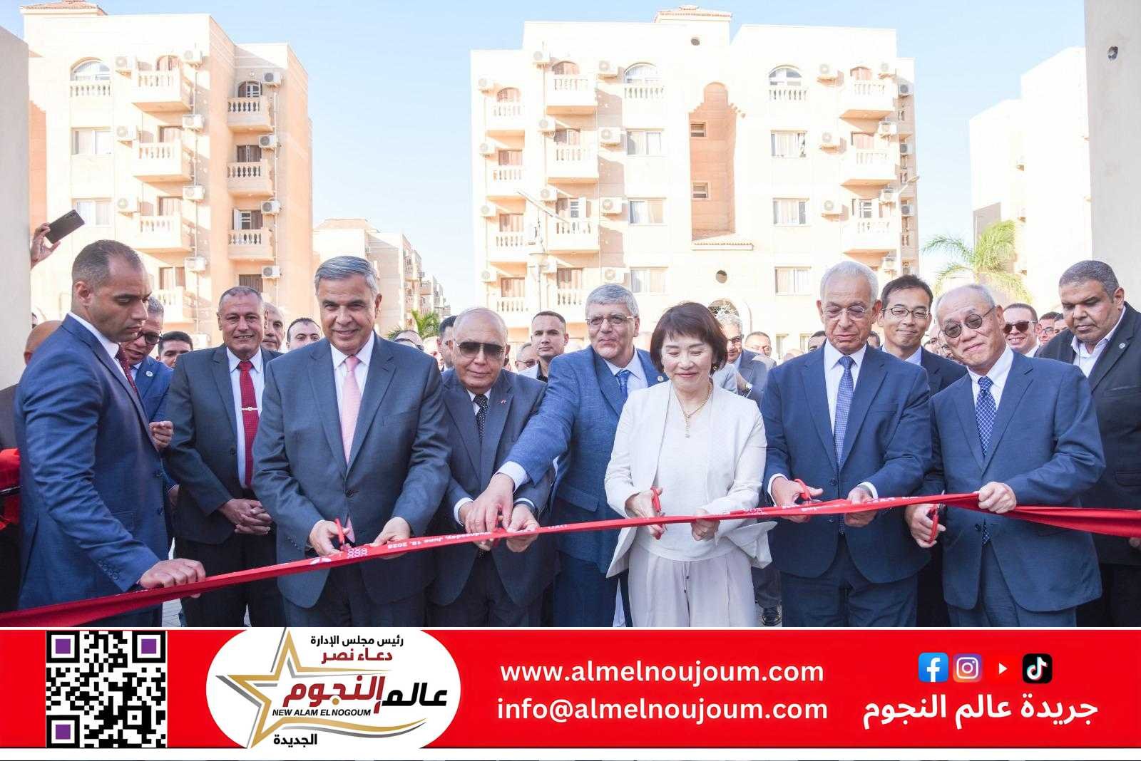 "نقلة نوعية في جودة الحياة الجامعية.. محافظ الإسكندرية يفتتح الحرم الغربي للجامعة المصرية اليابانية"