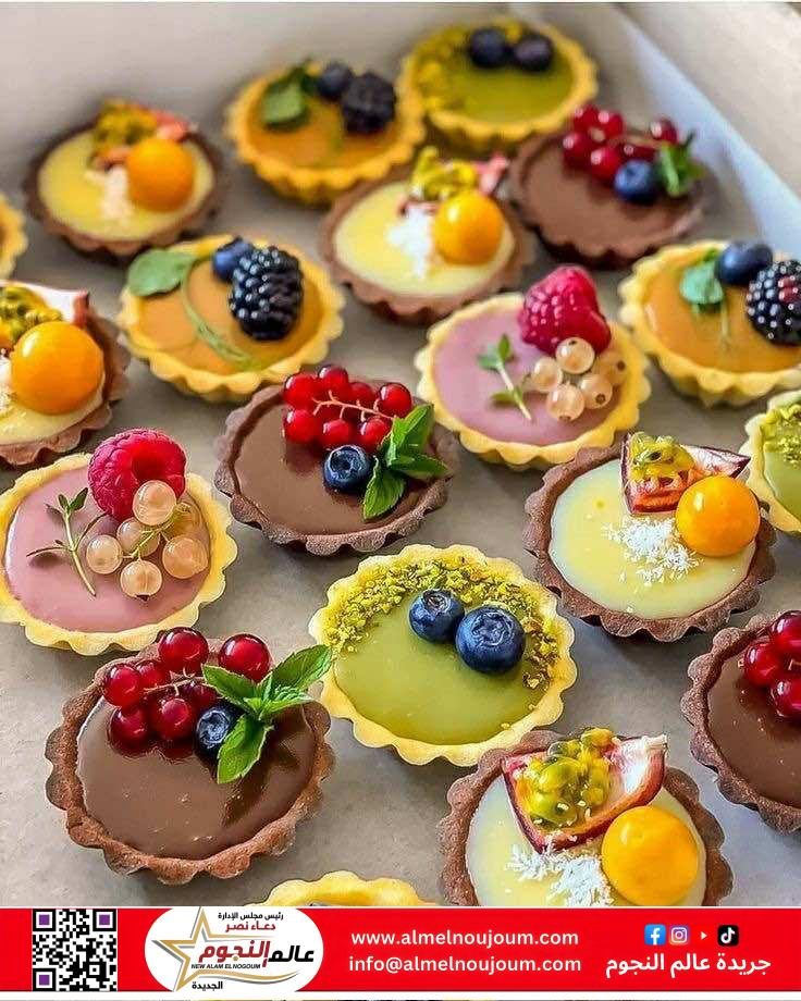 تارت الفواكه الهشّ: حلوى أنيقة بطعم لا يُقاوم