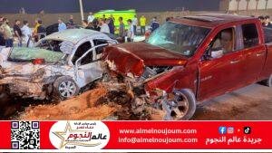 حادث كورنيش المقطم.. مصرع عريس وعروسه وحماتها على يد شقيق “سيدة المطار” في تصادم مروع 5 حادث كورنيش المقطم.. مصرع عريس وعروسه وحماتها على يد شقيق “سيدة المطار” في تصادم مروع