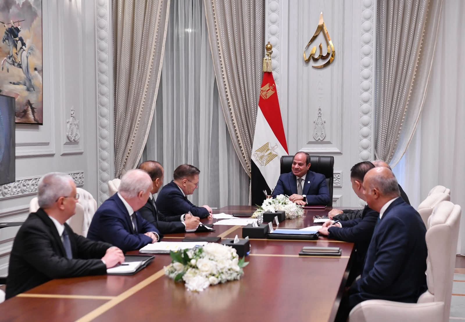 الرئيس السيسي يلتقي اليوم بالسيد أليكسي ليخاتشوف المدير العام لهيئة الدولة للطاقة النووية "روسأتوم" الروسية