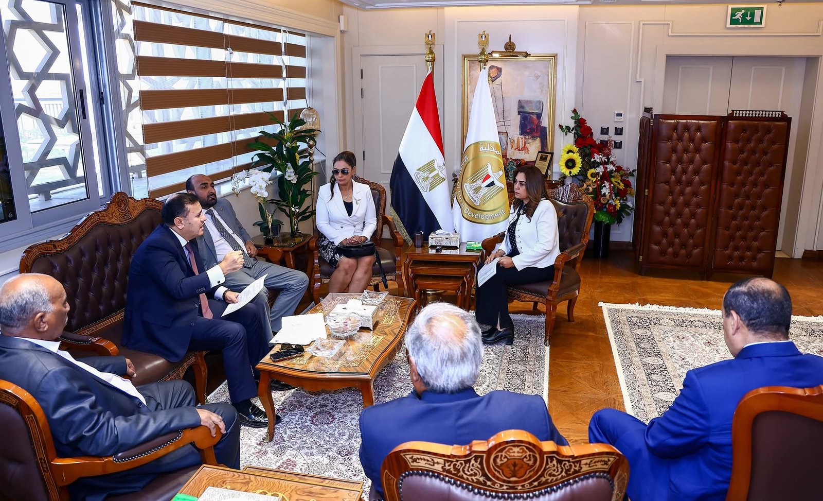 وزيرة التنمية المحلية تلتقي بعدد من السادة أعضاء مجلس النواب 2 وزيرة التنمية المحلية تلتقي بعدد من السادة أعضاء مجلس النواب