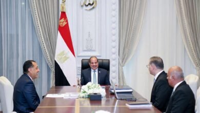 الرئيس السيسي يتابع آخر مُستجدات الموقف التنفيذي للمشروعات الصناعيةوسبل توفير التمويل اللازم لها