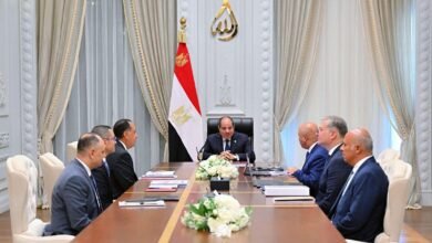 الرئيس السيسي يطلع على الموقف التنفيذي لمشروعات وزارة النقل والصناعة