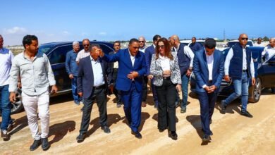 وزيرة التنمية المحلية ومحافظ مطروح يتفقدان أعمال توسعة وتطوير المدخل الغربي لمدينة الحمام وسير العمل بالمركز التكنولوجي