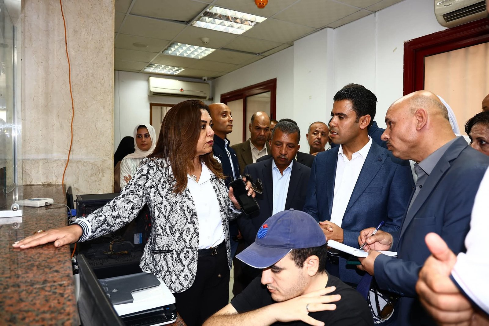 وزيرة التنمية المحلية ومحافظ مطروح يتفقدان أعمال توسعة وتطوير المدخل الغربي لمدينة الحمام وسير العمل بالمركز التكنولوجي 3 وزارة التنمية المحلية ومحافظ مطروحان لأعمال التوسع والتطوير الغربي المدخل لمدينة الحمام وسير العمل بالمركز التكنولوجي