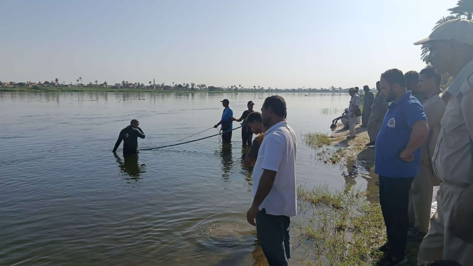 غرق ثلاث شقيقات في نهر النيل بأسيوط أثناء جلب الحشائش.. وانتشال جثمان إحداهن