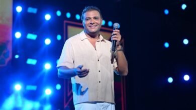 رامي صبري يختتم حفل مهرجان المسرح الروماني