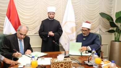 وزير الأوقاف يشهد توقيع بروتوكول تعاون أكاديمي بين جامعة أسوان وجامعة "نور مبارك" 