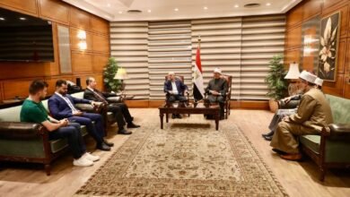 مفتي الجمهورية يستقبل قاضي قضاة فلسطين ومفتي أذربيجان ومفتي لبنان ورئيس مجلس الإفتاء بكينيا
