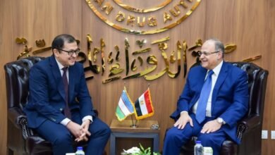 رئيس هيئة الدواء المصرية يستقبل السفير الأوزبكي لبحث سبل التعاون وتوسيع أسواق الدواء