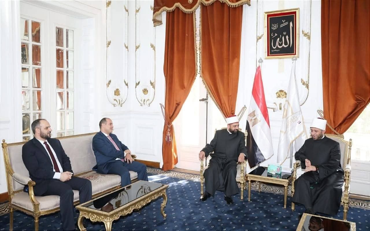 وزير الأوقاف يستقبل مفتي عام المملكة الأردنية الهاشمية