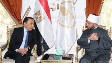 وزير الأوقاف يبحث مع سفير كازاخستان بالقاهرة تعزيز التعاون الديني والثقافي