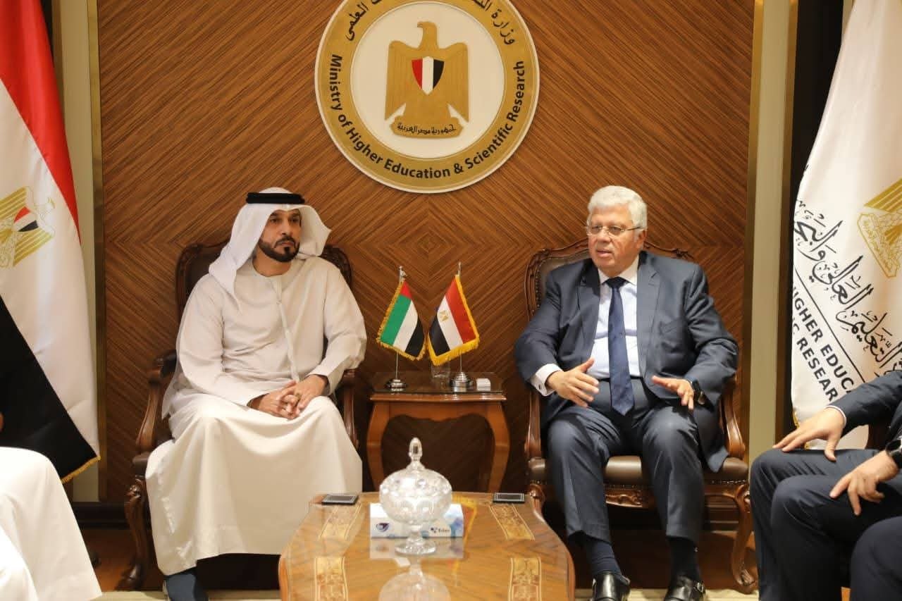 وزير التعليم العالي يبحث سبل تعزيز التعاون مع دولة الإمارات ويتابع الموقف التنفيذي لفرع جامعة الإسكندرية بأبوظبي 2 وزير التعليم العالي يبحث سبل تعزيز التعاون مع دولة الإمارات ويتابع الموقف التنفيذي لفرع جامعة الإسكندرية بأبوظبي