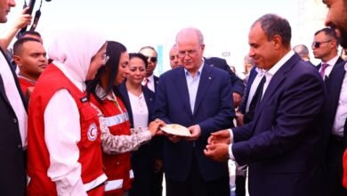  وزيرا التضامن الاجتماعي والخارجية يتفقدان رفقة رئيس وزراء فلسطين المطبخ الإنساني والمخبز الآلي للهلال الأحمر المصري 