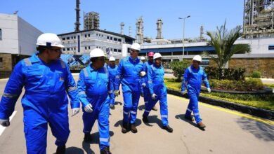 وزير البترول يتفقد سير العمل بالوحدات الإنتاجية بشركة الإسكندرية الوطنية "أنربك"