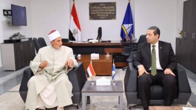 محافظ دمياط يستقبل واعظى قافلة مجمع البحوث الإسلامية