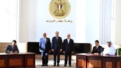 رئيس الوزراء يشهد توقيع عقد مشروع "أتوم سولار مصر" 