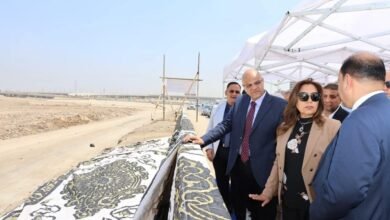 وزيرة التنمية المحلية ومحافظ القليوبية يتفقدان أعمال الانتهاء من رفع 675 ألف طن تراكمات مخلفات