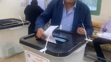 تامر عبد المنعم يدلي بصوته في إنتخابات مجلس الشيوخ 2025
