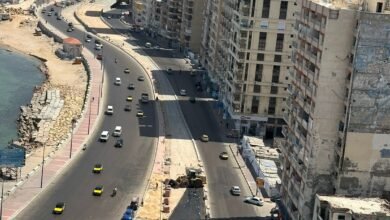 إغلاق جزئي بكورنيش الإسكندرية لمدة 12 يومًا لاستكمال أعمال التطوير