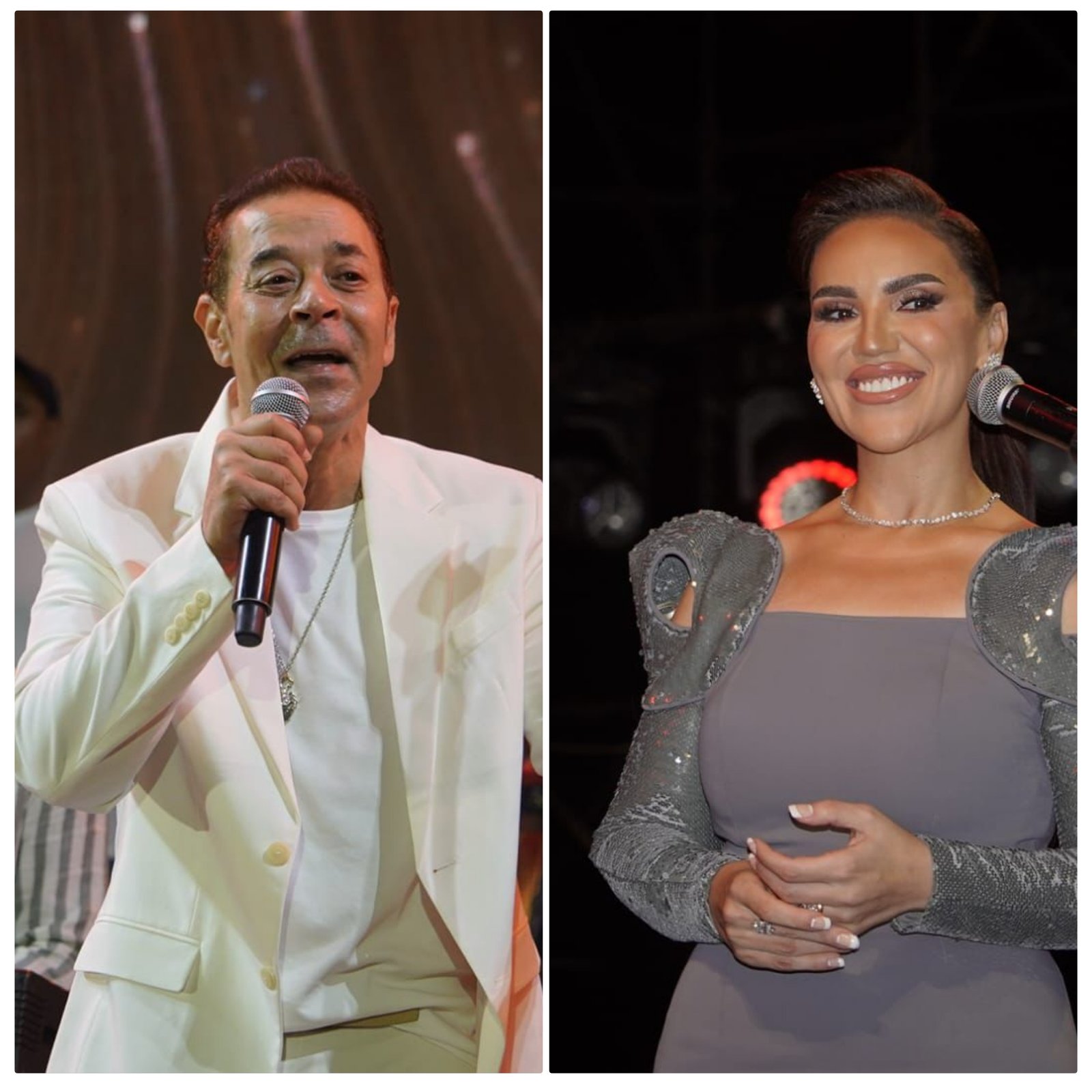 مدحت صالح ومي فاروق يشعلان حفلهما في مهرجان مراسي "ليالي مراسي"