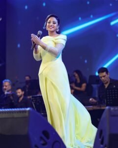 ريهام عبد الحكيم تتألق وتجمع بين الأناقة والرقي بمهرجان "ليالي مراسي"