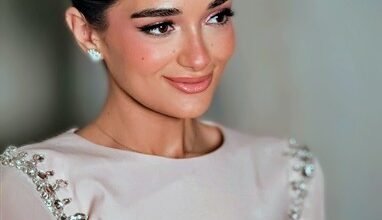 ملك أحمد زاهر بإطلالة وردية في مهرجان الفضائيات العربية