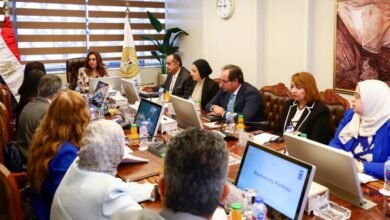عوض تبحث مع الممثلة المقيمة الجديدة لبرنامج الأمم  المتحدة الإنمائي بمصر مجالات التعاون المشترك