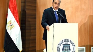 رئيس الوزراء يلقي كلمة خلال مشاركته في فعاليات إطلاق وتدشين الأكاديمية الدولية للعمارة والعمران بمقرها بالعاصمة الإدارية الجديدة