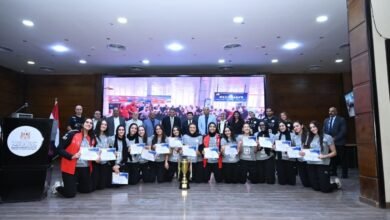 وزير الرياضة يكرم بطلات مصر لكرة اليد والسلة بعد التتويج ببطولة إفريقيا