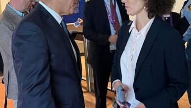 وزير الخارجية يلتقى مع المفوضة الأوروبية لإدارة الأزمات