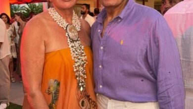 إيناس الدغيدي تظهر مع زوجها لأول مرة وتقرر إلغاء احتفالها بسبب التنمر