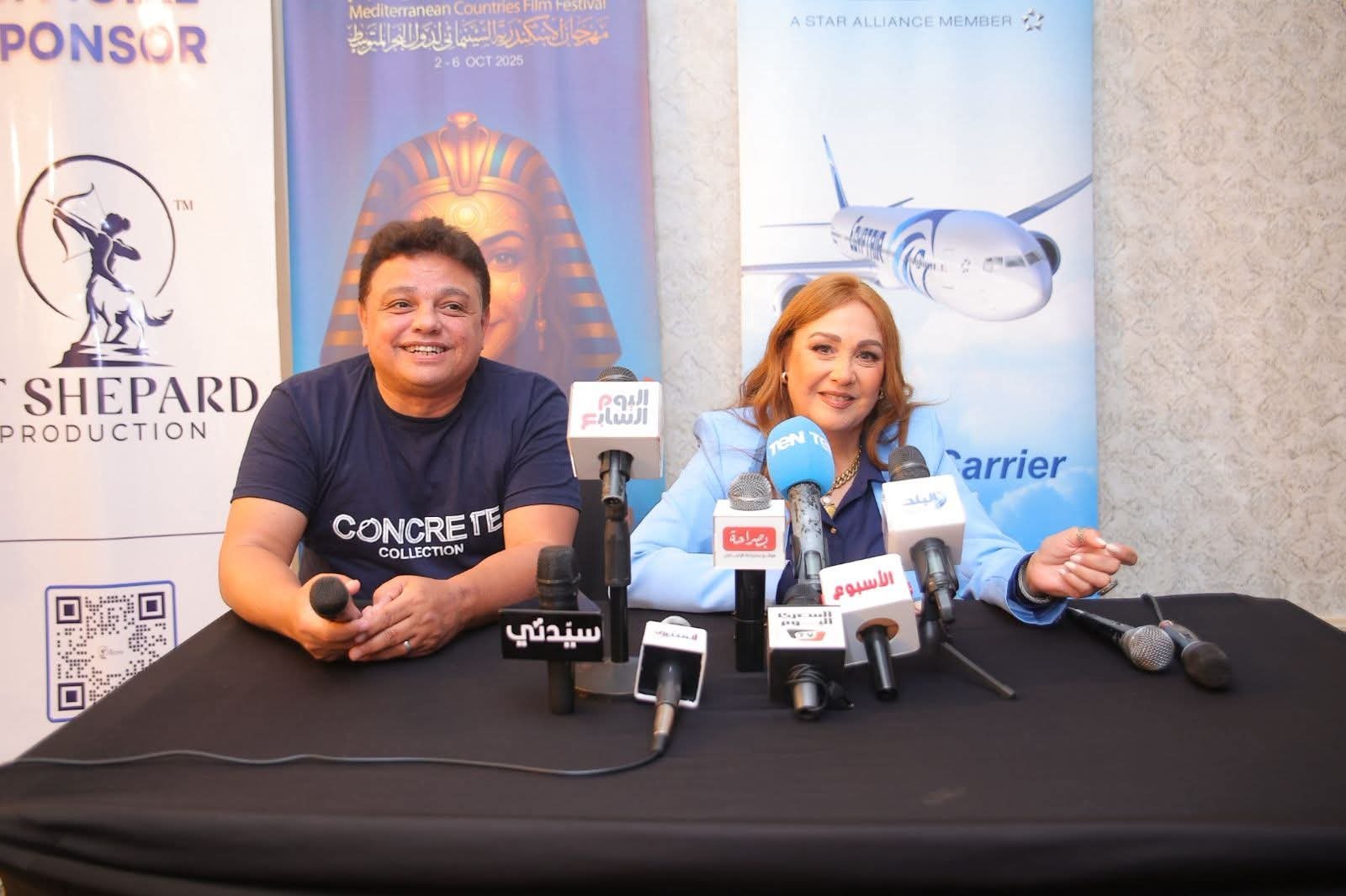 تكريم الفنانة القديرة شيرين ضمن فعاليات مهرجان الإسكندرية السينمائي