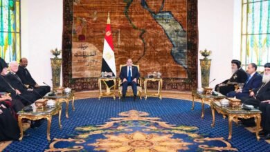 الرئيس السيسي يستقبل وفد مجلس الكنائس العالمي 