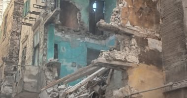 انهيار منزل بمنطقة اللبان في الإسكندرية..دون إصابات