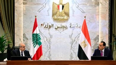 مدبولي: هناك توجيه من فخامة الرئيس بتقديم جميع صور الدعم الممكنة لحكومة دولة لبنان الشقيقة