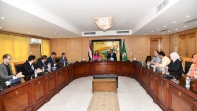 محافظ الفيوم ونائب وزير الاتصالات يناقشان خطط التعاون المشترك في تنفيذ التطوير المؤسسي الرقمي للمحافظة 