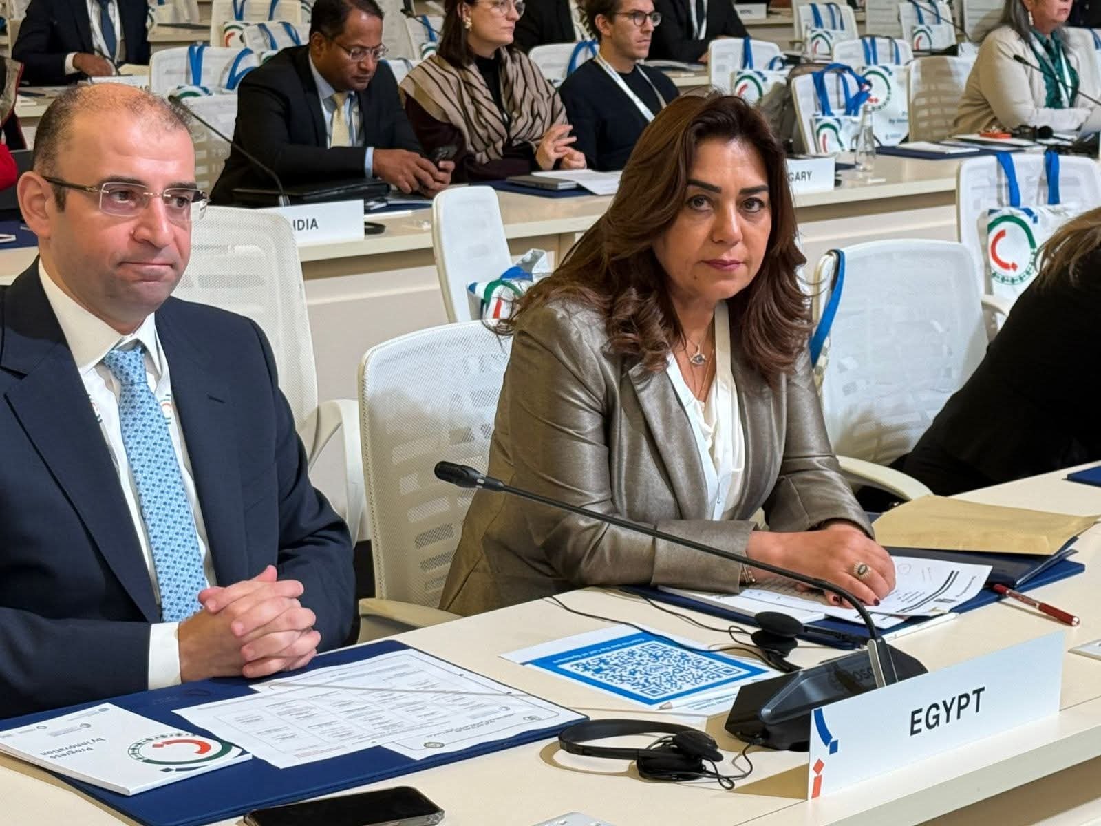 وزيرة التنمية المحلية والقائم بأعمال وزير البيئة تشارك في الدورة الحادية والعشرين لمؤتمر (اليونيدو) بالرياض