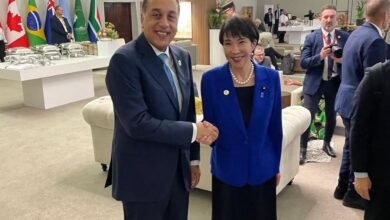 رئيس الوزراء يلتقي رئيسة وزراء اليابان