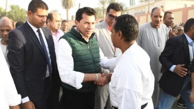 وزير الشباب والرياضة يتفقد المرحلة الأولى من تطوير مركز شباب الاتحاد