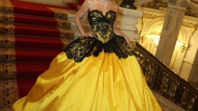 جومانا مراد تخطف الأنظار في حفل «ذا جراند بول الملكي» بفستان يجمع بين الأناقة والرقي