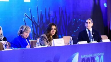 وزيرة التنمية المحلية  تعلن تسلم رئاسة المؤتمر لمدة عامين وتطلق شارة البدء للدورة الرابعة والعشرين