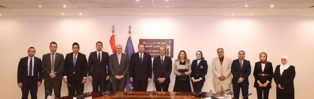 طلعت يشهد توقيع مذكرة تفاهم بين وزارة الاتصالات والهيئة العامة للاعتماد والرقابة الصحية لتنفيذ مشروعات التطوير المؤسسي الرقمي بالهيئة 