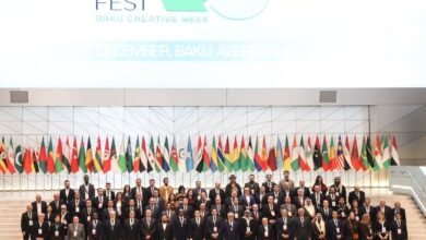  وزير الثقافة المصرية بكلمته في افتتاح فعاليات مهرجان منظمة التعاون الإسلامي الثقافي “أسبوع الإبداع” بأذربيجان 
